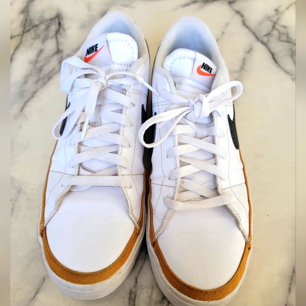 Nike Court Legacy Size 10 Next Nature White Desert Ochre